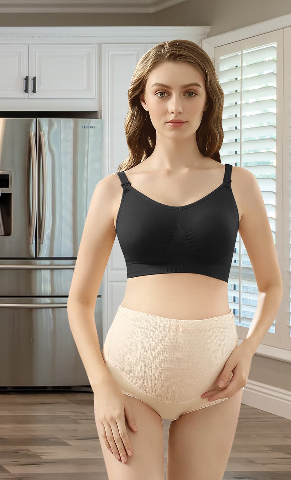 Maternity Nursing Bra For Women Women's Sexy Ultra-thin Lace Bra